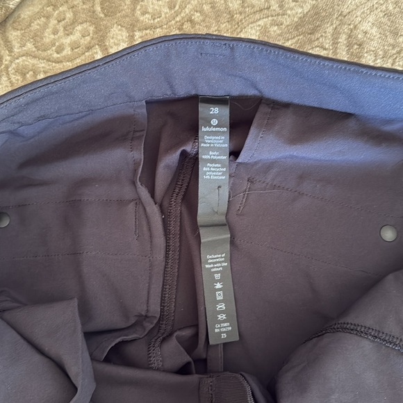 Lululemon casual black pants. Size 28. - Picture 9 of 12